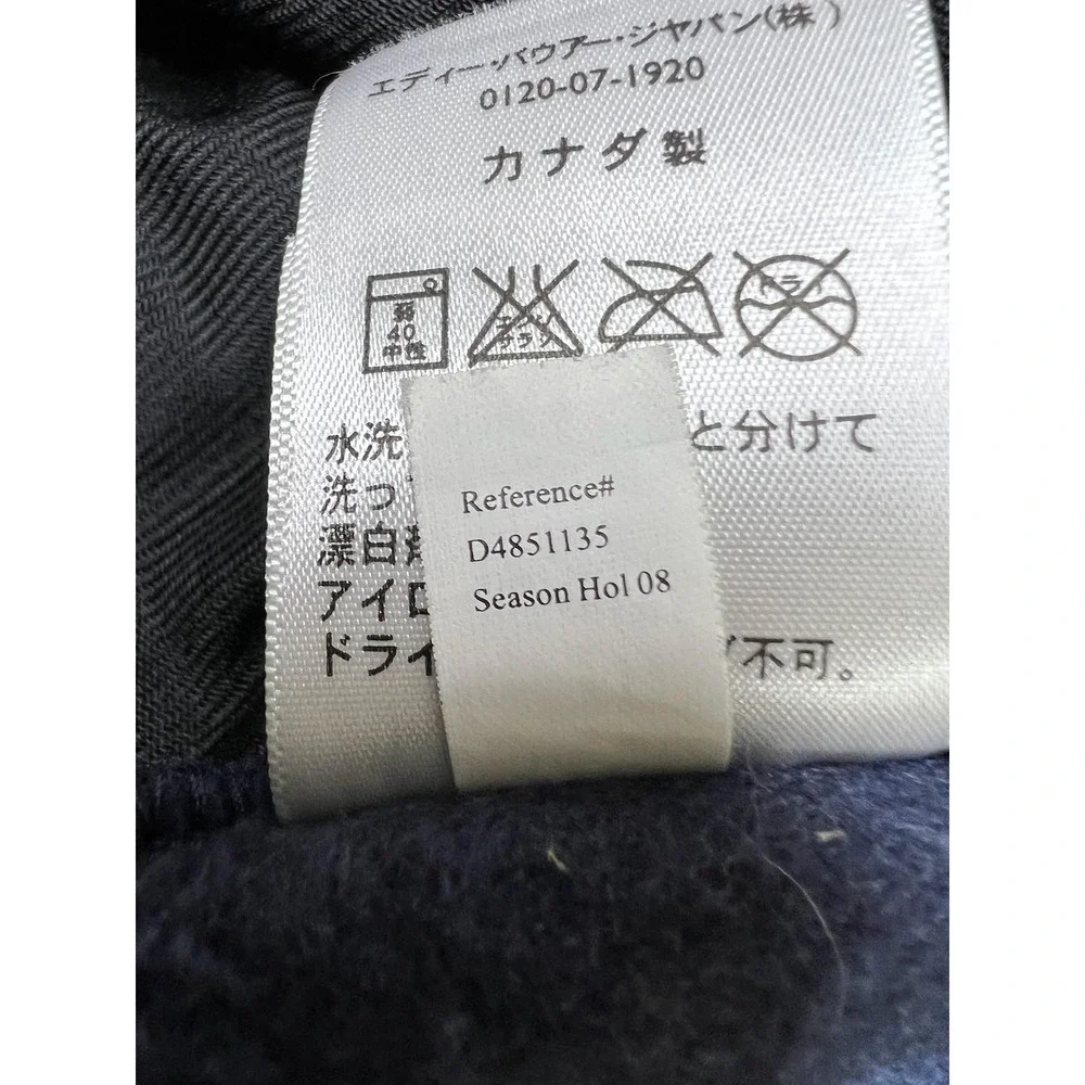 Eddie Bauer Mens Tall Large Blue Fleece 1/4 Zip Mock Neck Sweater‎ 0211 Canada